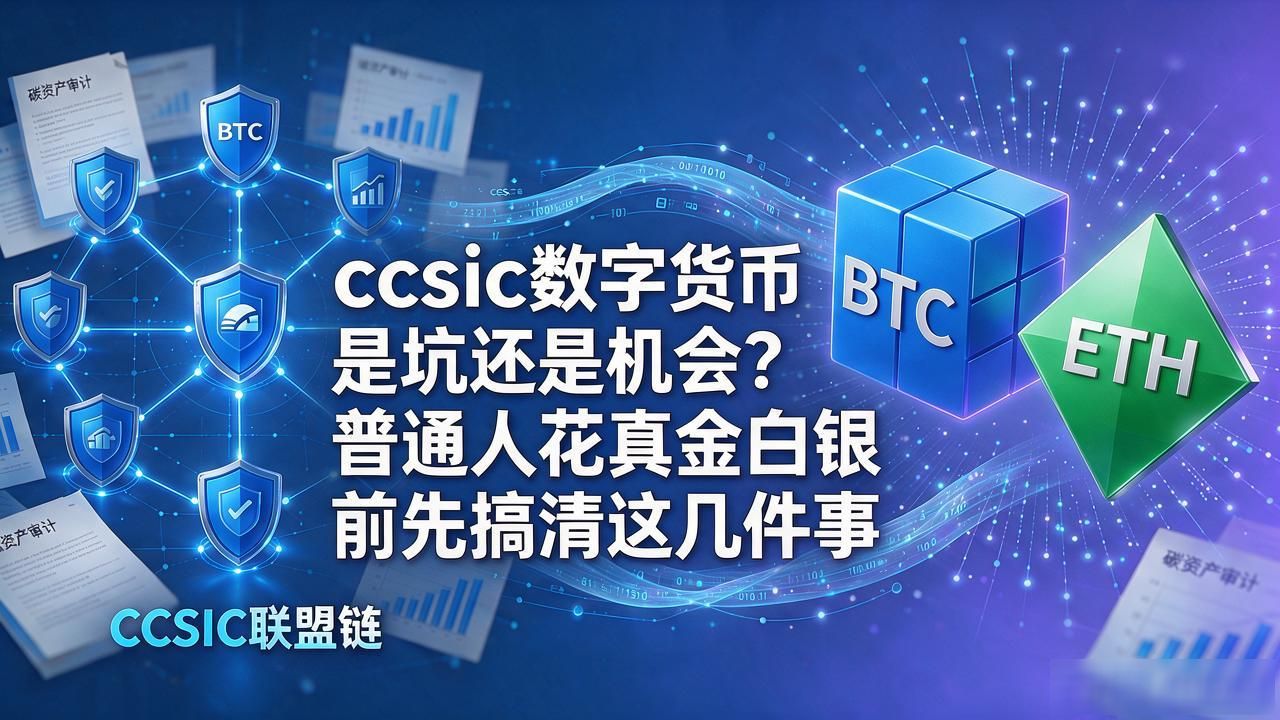 ccsic数字货币是坑还是机会？普通人花真金白银前先搞清这几件事