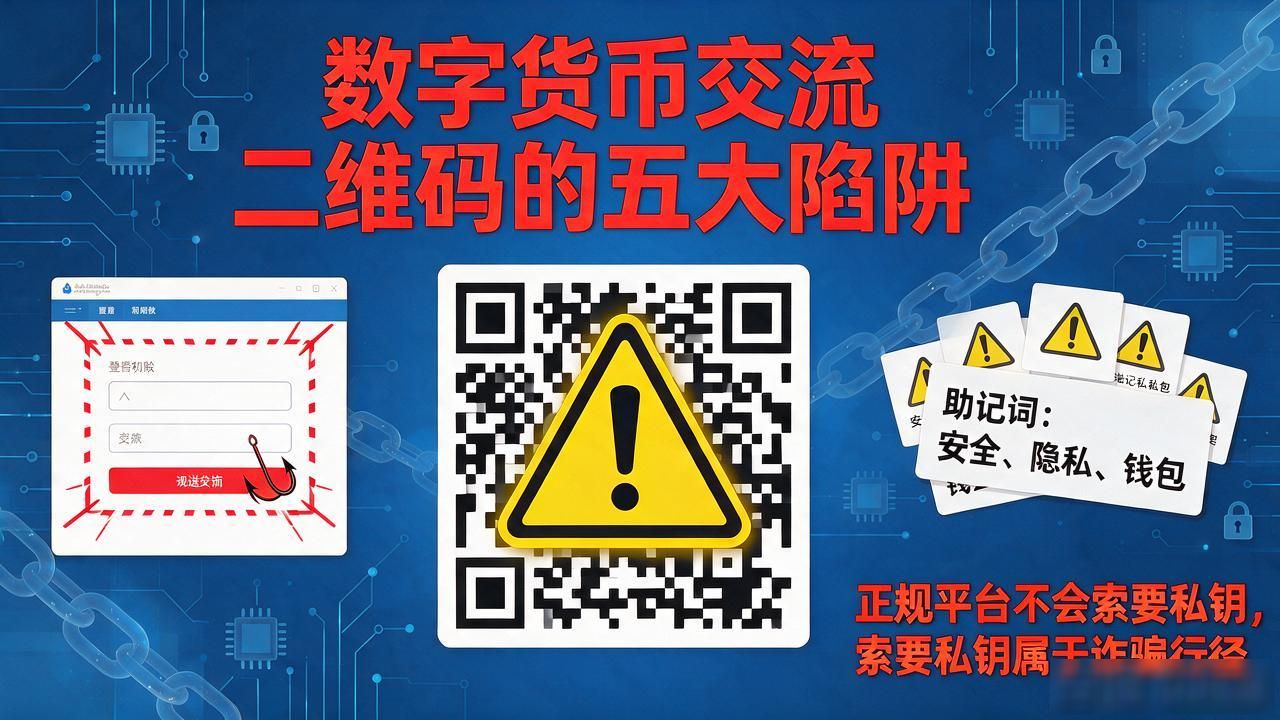 数字货币交流二维码的五大陷阱，看完别踩坑