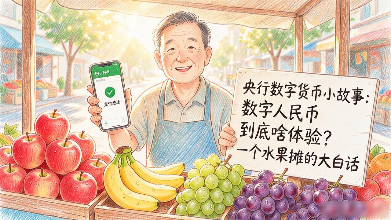 央行数字货币小故事：数字人民币到底啥体验？一个水果摊的大白话